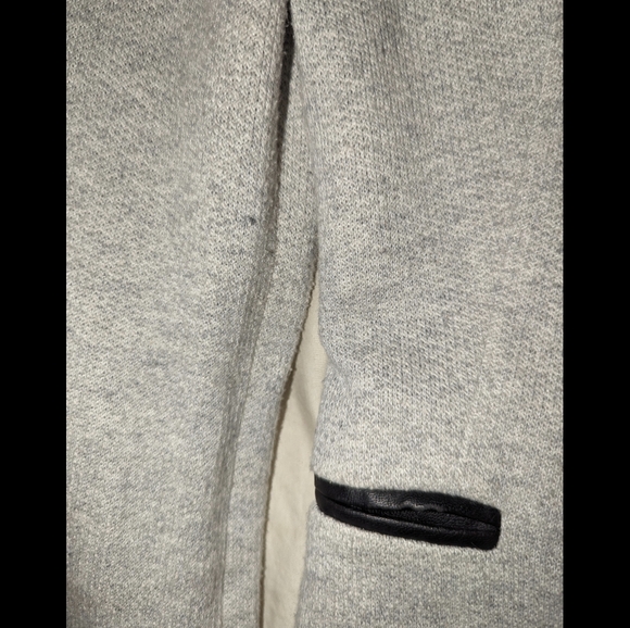 Sleek ZARA BASIC Blazer Perfect Fit Faux Leather Detail XS Holidays - Picture 8 of 10